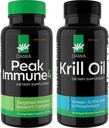 Daiwa Peak Imunity 4 - Přírodní imunitní systém Booster + Daiwa Krill Oil - Omega 3 Krill Oil Kapsle
