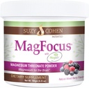 Suzy Cohen MagFocus Magnesium L- Threonate Powder with Magtein (Mixed Berry) Plus Magnesium Glycinát pro Wellness, Focus a Cognition - Gluten- Free, Non- GMO, Vegetarian (60 Služeb)