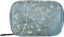 Almond Blossom Van Gogh Pill Box 7 Day Pill Pouzdro Taška cestovní Pill Pořadatel Bag se Zipper Přenosný Týdenní Pouzdro Kompaktní Velikost pro Vitamin Supplement Holder
