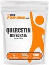 BulkSupplements.com Quercetin Dihydrát Prášek - Quercetin Doplňky, Antioxidanty Zdroj - Vegan & gluten Free, 1g per Serving, 500g (1,1 lbs) (Balení po 1)