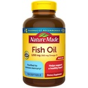 Příroda vyrobený rybí olej Omega 3 doplňky, 1200 mg Softgels, Omega 3 Fish Oil pro zdravou podporu srdce, 150 Softgeles, 75 Day Supply