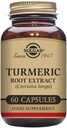 Solgar Standardizovaný Turmeric Root Extract 400 mg, 60 Zeleninové kapsle - Antioxidační podpora mozku, kloubu, a imunitního zdraví - Non- GMO, Vegan, gluten zdarma, mlékárenské zdarma, Kosher - 60 Služeb