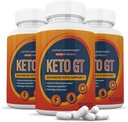 Odůvodněné laboratoře (3 balení Keto GT Keto pilulky 1275MG Nová a vylepšená formule obsahuje jablečný ocet extra panenský olivový olej Powder Green Tea Leaf 180 Kapsle