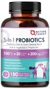 CÍLOVÉ PRObiotika PRO ŽENO- Muži Digestivní zdraví, Mens- Womens Probiotika s prebiotiky, 100 miliard CFU pro Gut a imunitní zdraví, 180 Veggie Kapsle (90 dní dodávky)