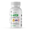 5-HTP 200 MG Plus vápník a hořčík pro náladové, spánkové a mozkové funkce - 1 tobolka na servírování, 60 tobolek