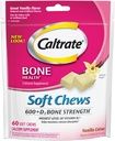 Kaltrát 600 + D3, vápník a vitamín D3 dodatek měkké žvýkací, 600 mg (Vanilla Crème Flavor, 60 Počet)