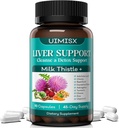 Mléko Thistle dodatek - Játra Detox čištění Vzorec Bylinné Játra Podpora s Mléko Thistle, Pampeliška Kořen, Artyčok, Kurkuma, Astragalus pro zdraví jater, 90 Kapsle