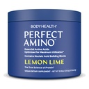 BodyHealth PerfectAmino Powder - BCAA and EAA Powder for Pre and Post Workout - Amino acid Energy Drink for men and women to Support Lean Muscle and Recovery - Lemon Lime - 30 Serings