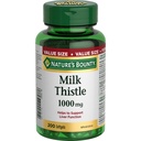 Příroda 's Bounty Milk Thistle Value Size, 200 Softgels