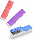 Pořadatel pilulek 2 krát denně, (3 Pack) Small Pill Box, Am Pm Daily Pill Organizer, Moisture Proof Travel Pill Pouzdro na kapesní kabelku, Přenosná medicína Box držet vitamín, Rybí olej, dodatek