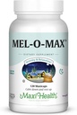 Maxi Health Mel- O- Max - Melatonin - s Valerian Root - Sleep Aid - 120 Kapsle - Kosher