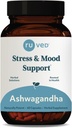 ruved Ashwagandha Kapsle - Organic Ashwagandha Root Extract Dodatek pro muže a ženy, 500mg per Pill pro Adrenal Health and Celk Wellness - 60 Vegetariánské Kapsle (1 Počet)