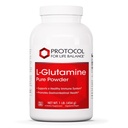 PROTOKOL PRO LIFE BALANCE L- glutamin - čistý prášek - svalovina Tkáň, Gut zdraví a imunitní podpora - 1 libra