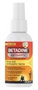 Betadine Antiseptic First Aid Spray, Povidone- jód 5%, Infekční ochrana, zabíjí bakterie v drobných řezných škrabek a popálenin, žádný Sting slib, žádný alkohol nebo peroxid vodíku, 3 FL OZ