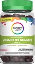 Rainbow Light Vitamin D Gummies, High potency Vitamin D3 2,000IU Imunitní podpora zdraví, Pomáhá podporovat silné kosti a zuby, gluten zdarma, Vegan, Berry, 120 Gummies