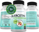 DOKUMENTOR DOPORUČUJE DOPORUČENÉ DOPORUČUJE Quercetin 800mg w / Bromelain 165mg per Servin- 120 Veggie Capsules- Full 60 Day Supply, Vitamin dodatek k podpoře a bioflavonoidy, gluten zdarma, Non- GMO