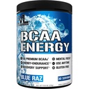 EVL BCAA Aminokyseliny Powder - BCAA Energy Pre Workout Powder for Muscle Recovery Lean Growth and Endurance - Rehydratační příspěvek Recovery Drink with Natural Caffeine - Blue Raz