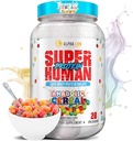 ALPHA LION Superhuman syrovátkový prášek, Velký Ochutnávání čistý izolát, Nízké sacharidy, cukr, No Bloat Post Workout, Muscle Recovery & Growth (28 Serings, Anabolické cereálie) 31.2175 Ounce