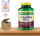 L- Lysin 1000 mg Tablety • Imunitní podpora a zdraví kůže • 100 Počet podle Spring Valley + Venova nálepka (balení po 1)