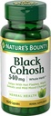Příroda je Bounty Black Cohosh Root pilulky a bylinné zdraví dodatek, přírodní menopauzální podpora, 540 mg, 100 kapslí