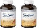 American Health Enzymes Žvýkací Super Papaya enzyme Plus 360 tablet (Balení po 2)