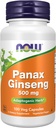 Nyní Potraviny doplňky, Panax Ginseng (Root) 500 mg, Adaptogenní Herb *, 100 Veg Kapsle