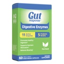 Stravovací Enzymy, Stravovací podpora, Relieves Bloating, 5 Probiotických zákrutů, 11 Aktivních enzymů, 60 Kapsle