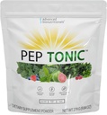 Pokročilé bionutriční přípravky Pep Tonic Powder Superfood Formule 50 Ovoce, Zelenina, Byliny a Superfoods - Vegan, Vegetarián - 9.84 OZ - 279 g