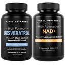 Vitální vitaminy Resveratrol Kapsle + NAD + Dodatek