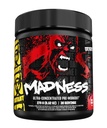 Mutant Madness CLAS124; Pre Workout Powder Performance and Pump Blend zahrnuje L- Citruline, Beta- Alanin, Taurin, L- Tyrosin CLAS124; 270G (9.52 OZ) 30 Serving CLAS124; Ovocný punč
