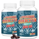 Lipozomální Quercetin Phytosom, Quercetin s bromelainem, zinem a vitaminem C, Bioaktivní Phytosom Complex, 20X Vyšší absorpce - 120 Softgels