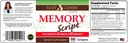 Suzy Cohen Memory Script with Lions Mane, Fosfatidylserine, Green Tea Extract and Ginkgo - Brain Supplement for Focus - Nootropic Capsules for Cognition, Faster Recall and Mood