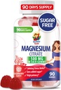 Magnesiové gumy pro děti a dospělé - 500 mg - Klidná žvýkačka hořčíku - Magnesium Citrát Žvýkací doplněk pro nádech a svalovou podporu