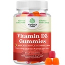 Natures Craft Vitamin D3 Gummies pro denní wellness - Delicious Vitamin D Gummies pro dospělé s D3 2000IU na Serving Bone Muscle & Imunitation Support - Non- GMO Gelatin & gluten zdarma (60 Day Supply)