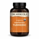 Dr. Mercola Organic Fermented Turmeric - 370 mg Fermented Turmeric - High- Biologická dostupnost Kurkuminoidy - USDA Organic, Non- GMO, gluten- Free & Soy- 180 Kapsle (90 Služeb)