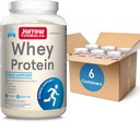 Jarrow Dispersas Syrovátkový protein s 18g proteinu, 3.8g BCAA, a glutamin, dodatek stravy pro svalové funkce a podporu obnovy, 32 oz Neochucený prášek, přibližně 38 denní dodávky, 6 balení