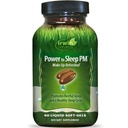 Irwin Naturals Power to Sleep PM - 60 Liquid Soft- Gels - s melatonin, GABA, Ashwagandha, Valerian Root & L-Theanine - 30 Služeb