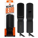 Wild Willies Beard Straightener pro muže - 3 Nastavení teploty, Tourmalin Keramický vyhřívaný Beard Brush & Hot Comb - Přenosný, iontová technologie, Cosse & Curly vlasy, 400F - Grooming Tool
