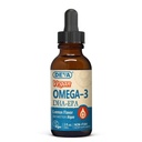 DEVA Vegan Omega33 Liquid DHA - EPA, Non Fish from Algae, Lemon Flavor, 2 Ounce