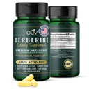 Oliv Pure Berberine Dodatek Kapsle - Berberine HCI 1000mg - Přírodní Metabolická podpora s 200mg Bitter Melon Fruit Extract a 50mg Banaba Leaf - 2 Veggie Kapsle Denní (30 Servings)