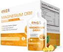 Magnesium Citrát tekutý hořčík nápoj perorální roztok s vitamínem, zinečnatý a sodík Bromelain, esenciální doplněk hořčíku Podpora imunity, zdraví kostí a Zzz, Ananas Flavor, 10 Fl Oz