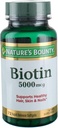 Nature 's Bounty Super Potency Biotin 5000mcg - 72 softgelů (Balení po 2)