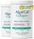 ALGAECAL Collagen - 4 Klinicky podporované Peptidy VERISOL ®, FORTIGEL ®, UC-II ®, FORTIBONE ®, Anti- Aging Hydrolyzed Collagen Powder, 60 Servings, Made in USA