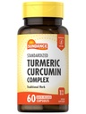 Sundance Turmeric Curcumin Komplex 124; 60 Rychlé uvolnění Kapsle 124; Tradiční Bylinný dodatek 124; Non- GMO a gluten Free Formule