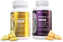 BioAssist ® Relieve- Fx + Immune- fx, Relief Joint Detox Mood Imunitní Plicní Lung Supplement Faktory podpory, Clean Certified ®, Non- GMO