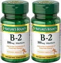 Příroda 's Bounty, Vitamin B-2, 100 mg, 100 tablet - balení po 2 tabletách