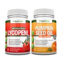 Nutrion Dýňová semínka na olej Softgels Lycopene Kapsle Combo - cílená podpora prostatního a močového zdraví