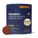 PetLab Co. Alergie & Imunitní Daily Probiotika pro psy. Podporuje kvasinkovou produkci, sezónní alergie, intermitentní svědění, Gut & Digestive Zdraví pro velké psy - 30 Žvýkačky - Balení May Vars