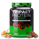 Nutrology TRIPACT Vegan Protein Powder - Organic Pea, Rice & Pumpkin Protein, BCAA & Glutamine Plant- Based Meal Replacement Shakes for Muscle Recovery & Immunity, Chocolate Butters, 20 Servings
