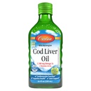 Carlson - Cod Equipment Oil, 1100 mg Omega-3s, Plus Vitamíny A a D3, Wild Cod Equipment Oil Nord, Sustainable Sourced Nordic Fish Oil Liquid, Green Apple, 250 ml (8.4 Fl Oz)